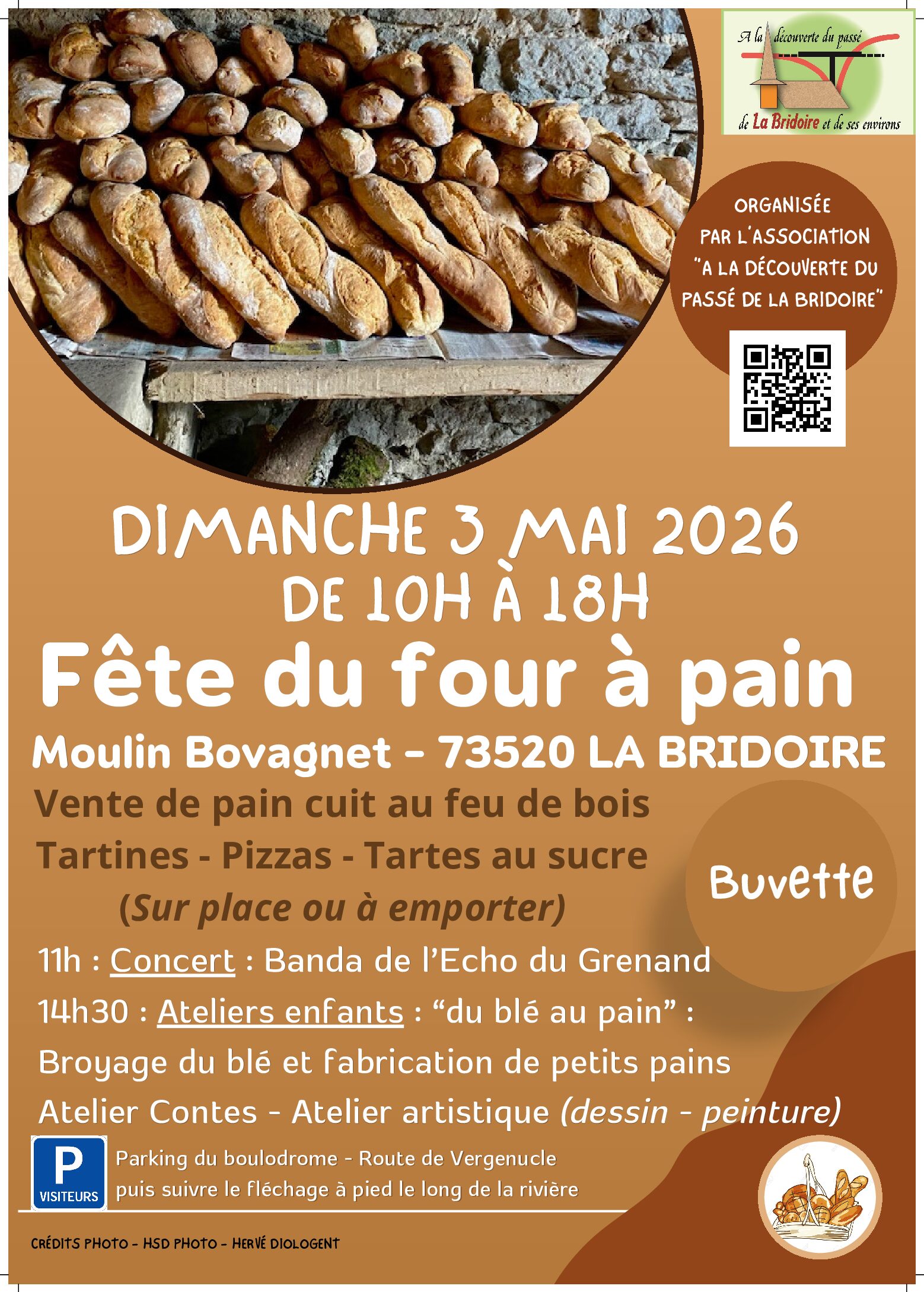 Fête du Four à pain du moulin Bovagnet : Dimanche 3 Mai 2026