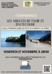Conférence : Vendredi 27 novembre à 18h30- Les abbayes de Tamié et Hautecombe : Quelle présence dans les pays du Guiers et du Rhône ?
